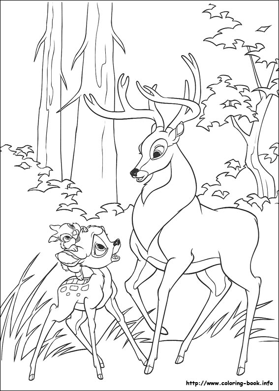 Bambi 2 coloring picture